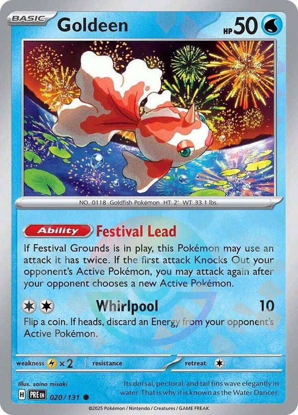 PRE 020/131 Goldeen Pokeball