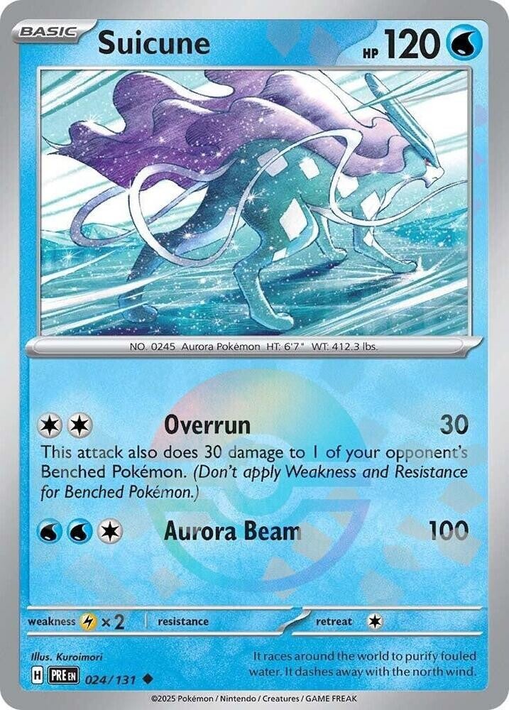 PRE 024/131 Suicune Pokeball