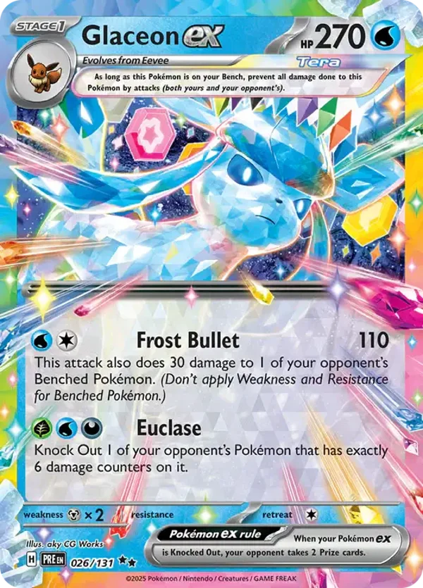 PRE 026/131 Glaceon EX