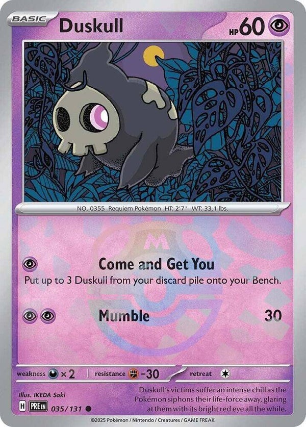 PRE 035/131 Duskull Masterball
