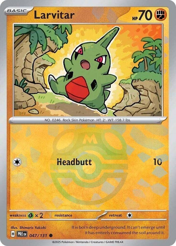 PRE 047/131 Larvitar Masterball