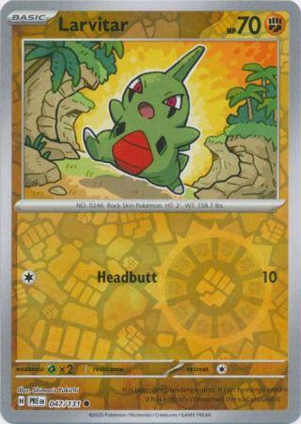 PRE 047/131 Larvitar Reverse