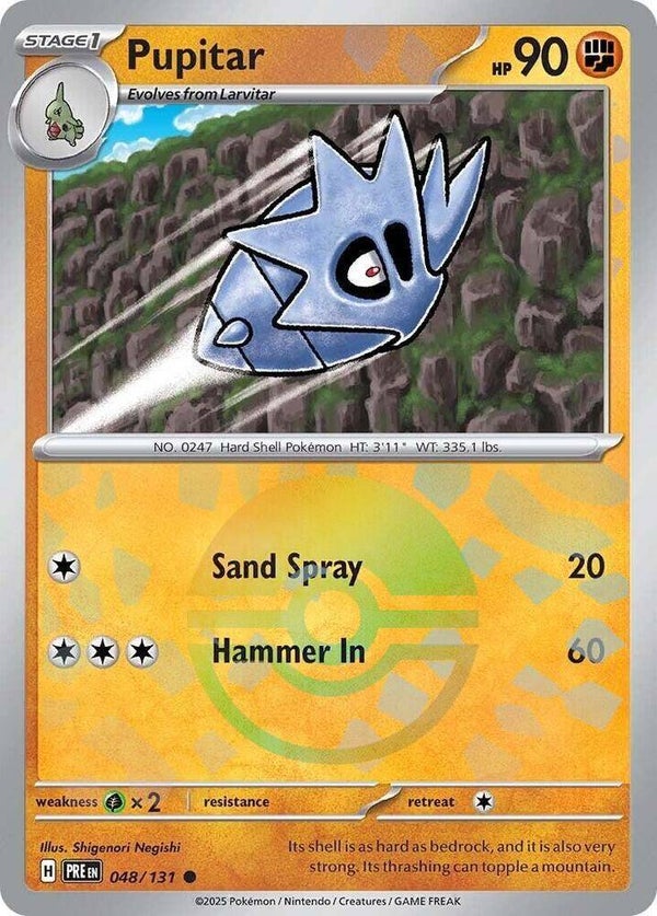 PRE 048/131 Pupitar Pokeball