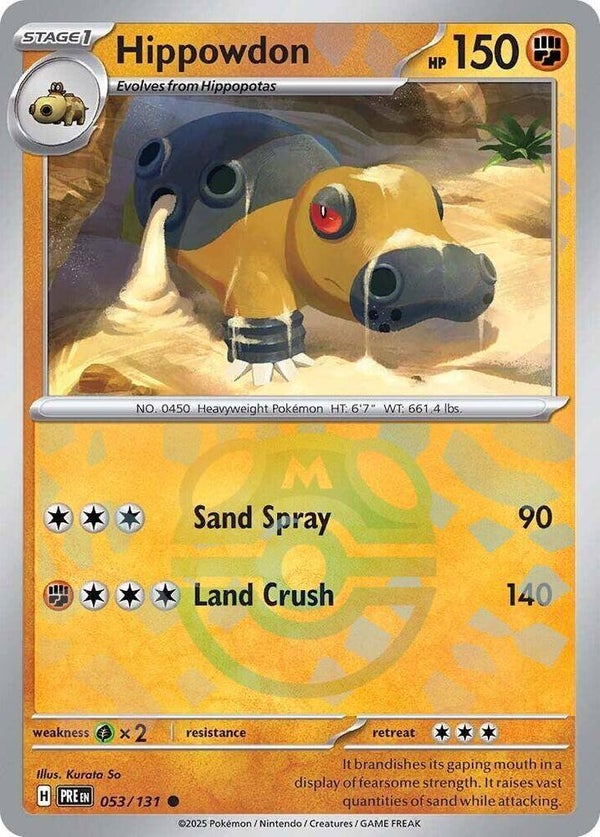 PRE 053/131 Hippowdon Masterball