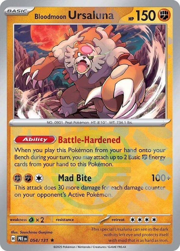 PRE 054/131 Bloodmoon Ursaluna Masterball