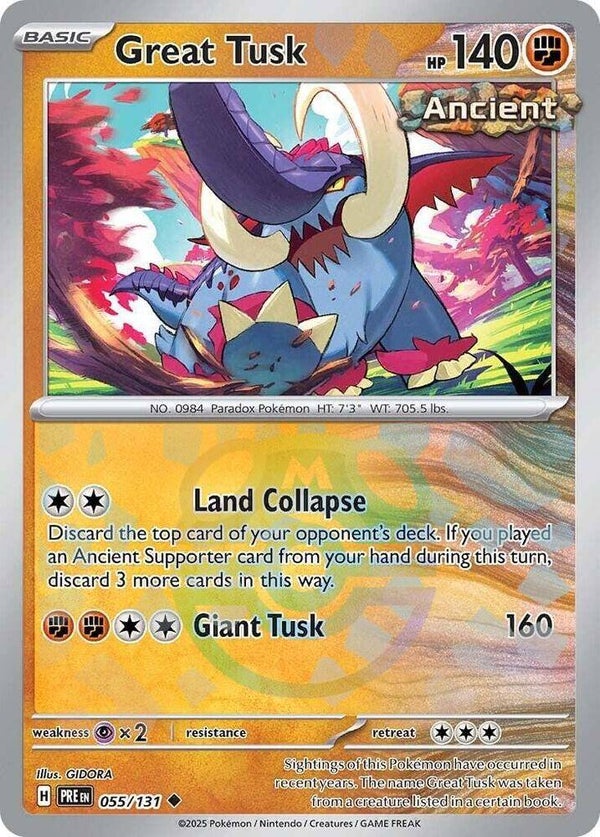 PRE 055/131 Great Tusk Masterball