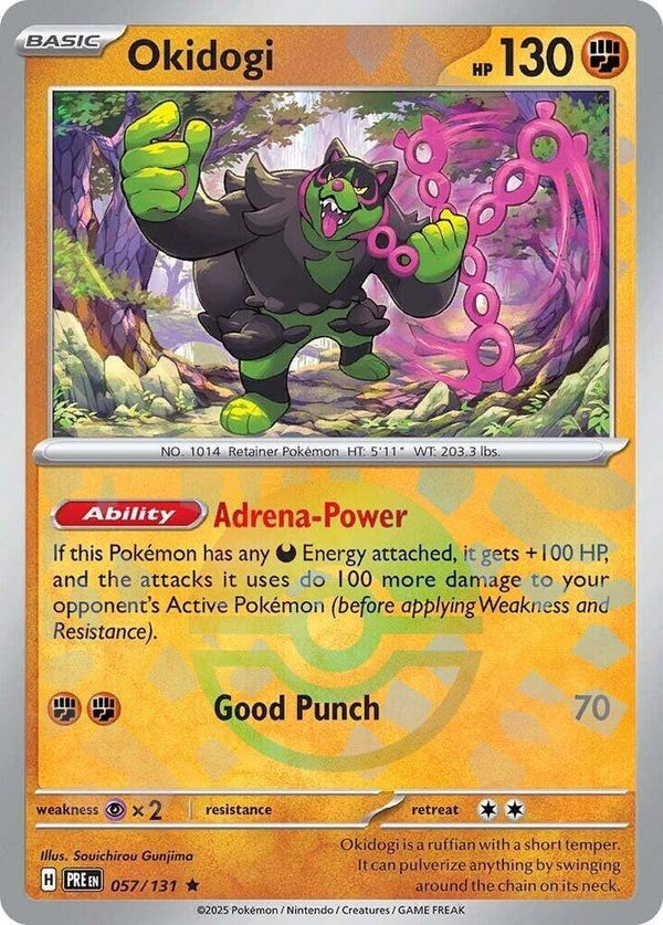 PRE 057/131 Okidogi Pokeball