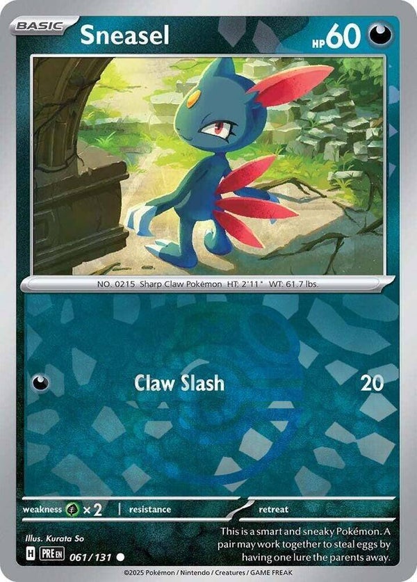 PRE 061/131 Sneasel Masterball