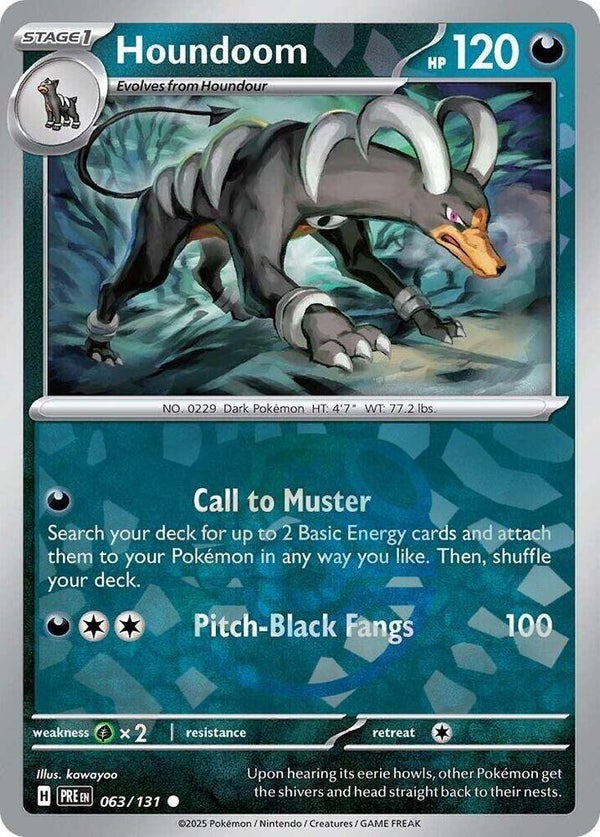 PRE 063/131 Houndoom Masterball
