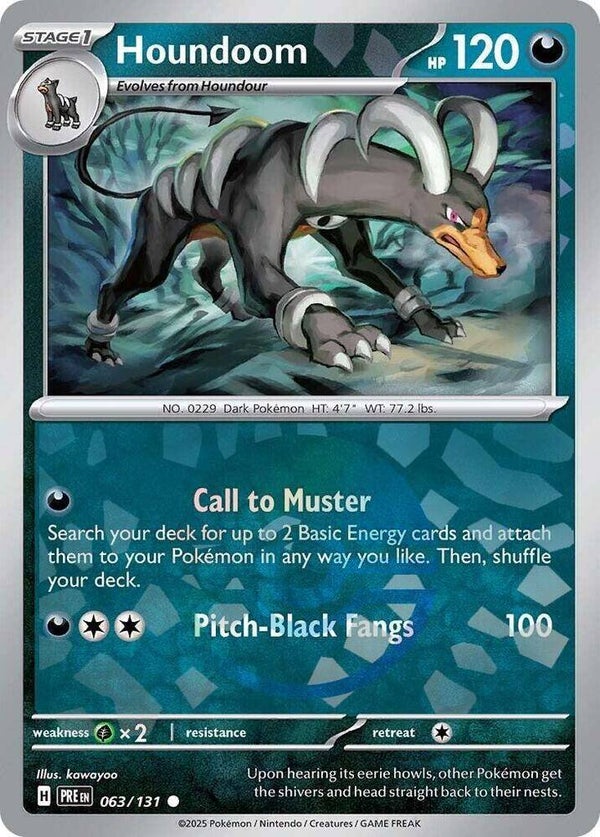 PRE 063/131 Houndoom Pokeball