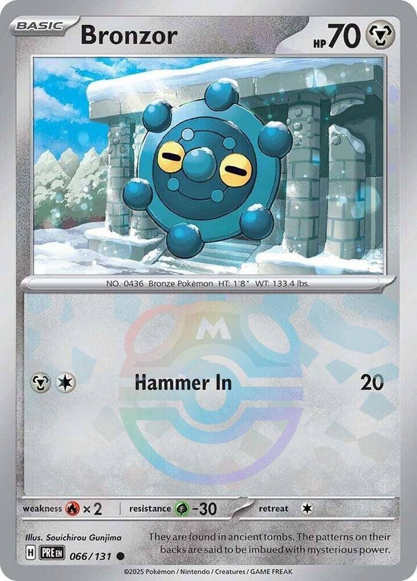 PRE 066/131 Bronzor Masterball