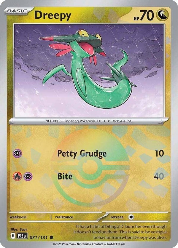 PRE 071/131 Dreepy Pokeball