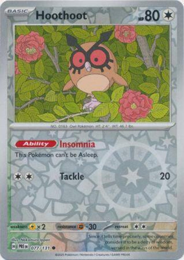 PRE 077/131 Hoothoot Reverse