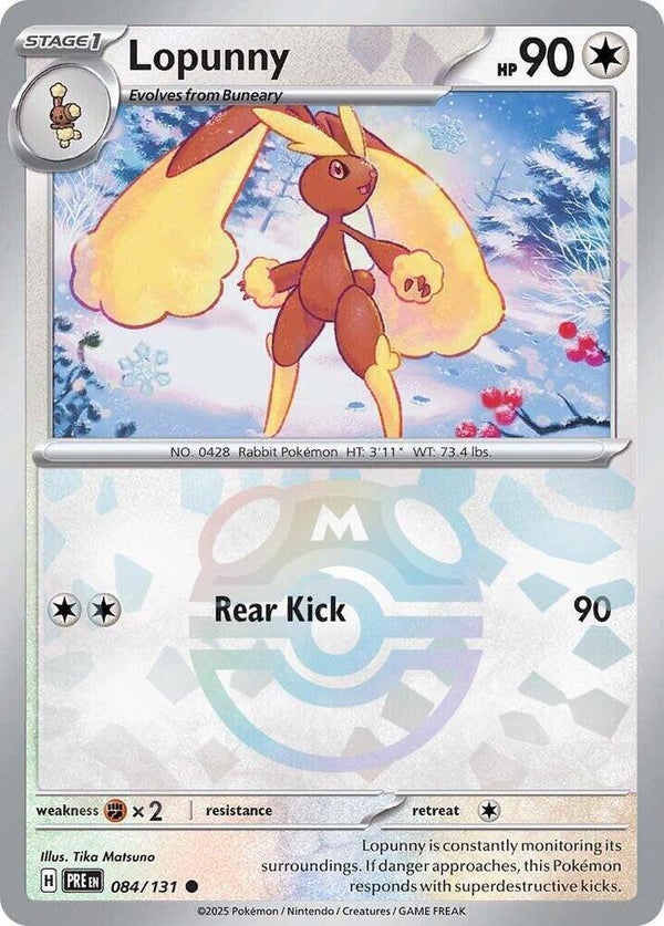PRE 084/131 Lopunny Masterball