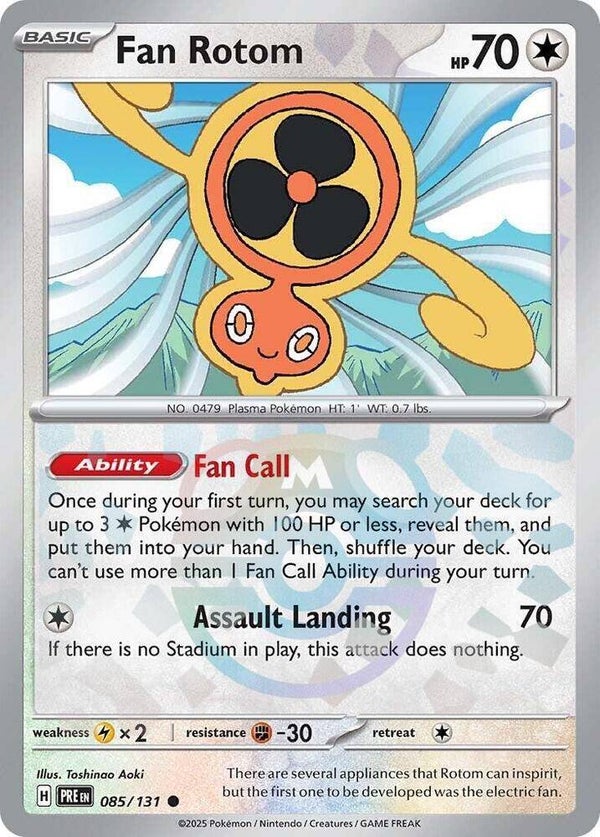 PRE 085/131 Fan Rotom Masterball
