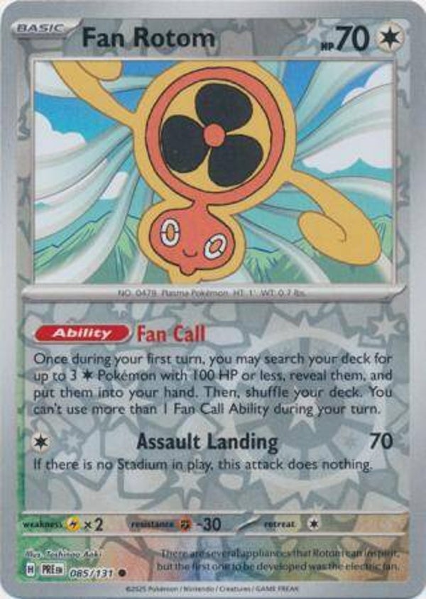 PRE 085/131 Fan Rotom Reverse