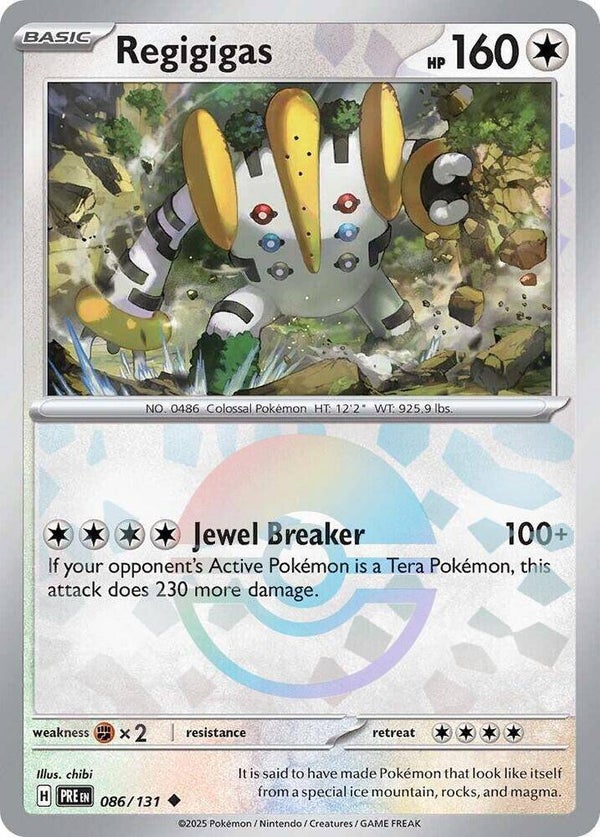 PRE 086/131 Regigigas Pokeball