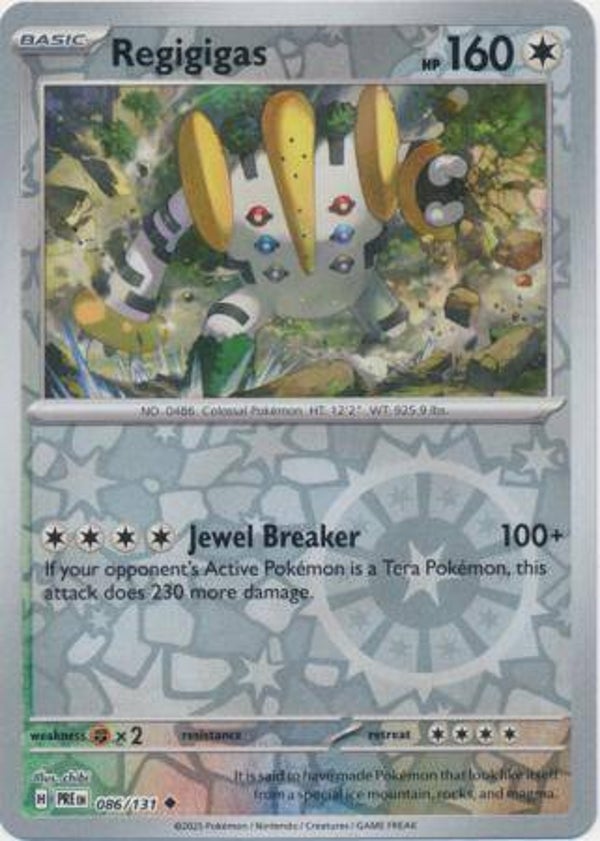 PRE 086/131 Regigigas Reverse