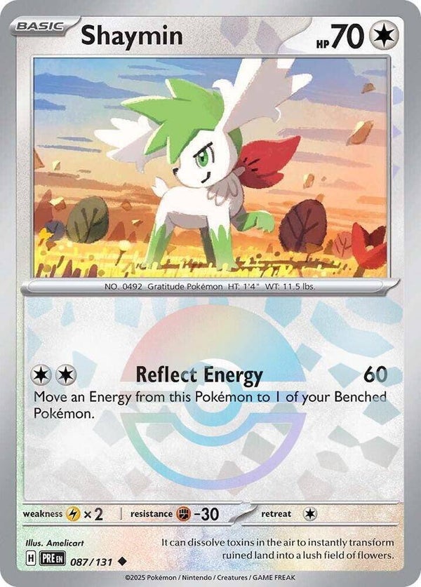 PRE 087/131 Shaymin Pokeball