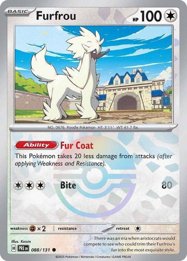 PRE 088/131 Furfrou Pokeball