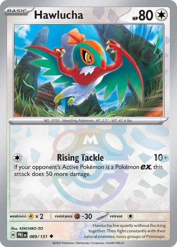PRE 089/131 Hawlucha Masterball
