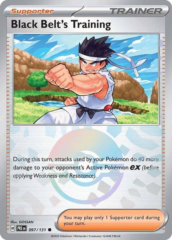 PRE 097/131 Black Belt's Training Pokeball
