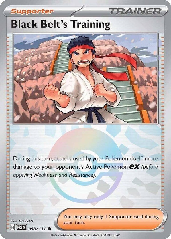 PRE 098/131 Black Belt's Training Pokeball