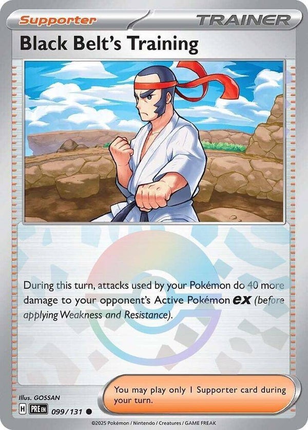 PRE 099/131 Black Belt's Training Pokeball
