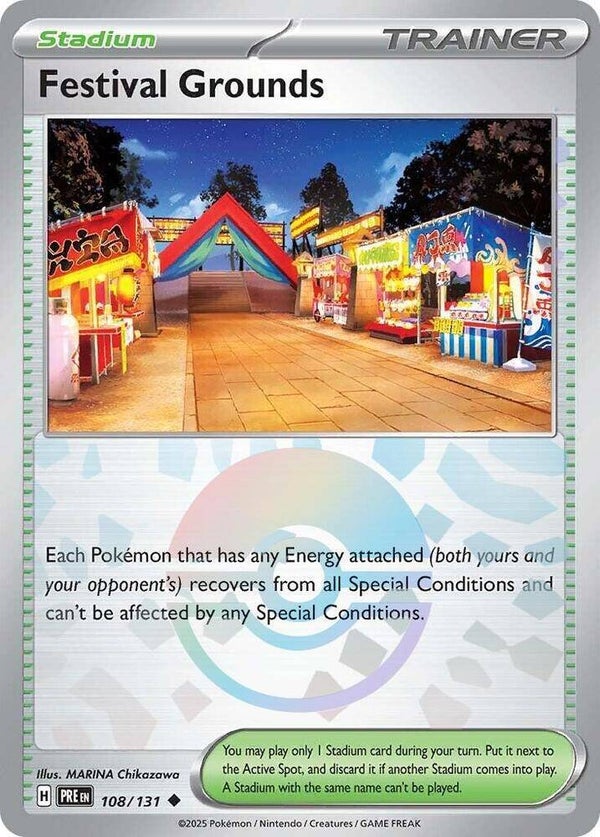 PRE 108/131 Festival Grounds Pokeball