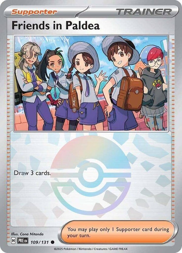 PRE 109/131 Friends in Paldea Pokeball