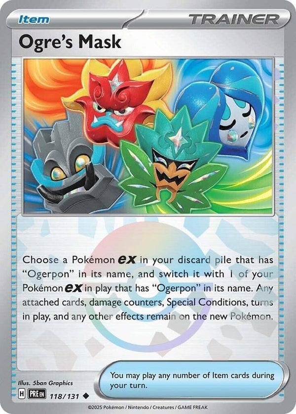 PRE 118/131 Ogre's Mask Pokeball