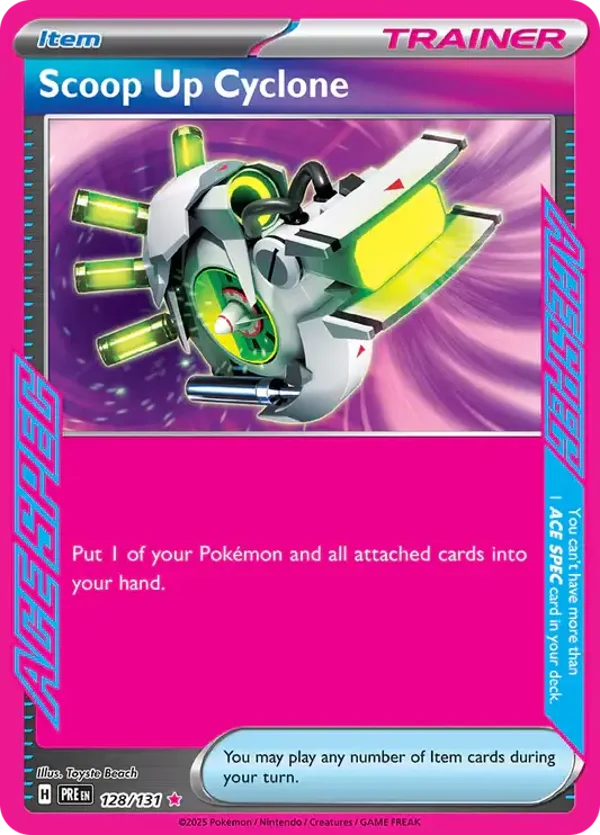 PRE 128/131 Scoop Up Cyclone ACE