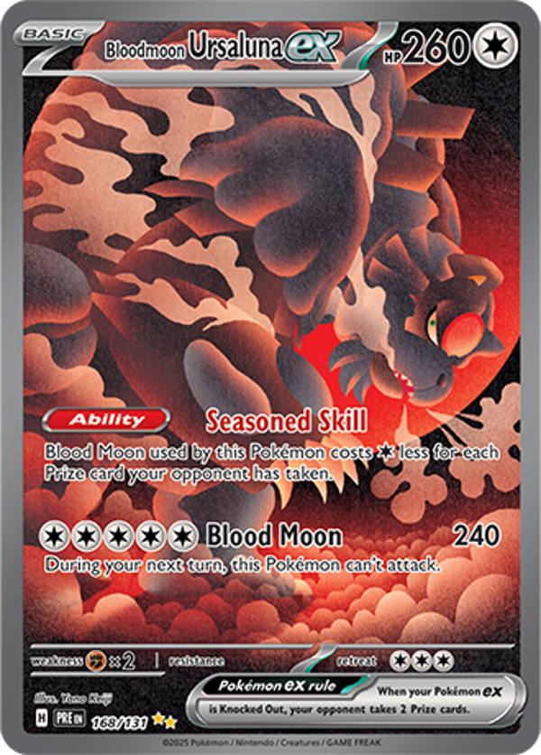 PRE 168/131 Bloodmoon Ursaluna EX