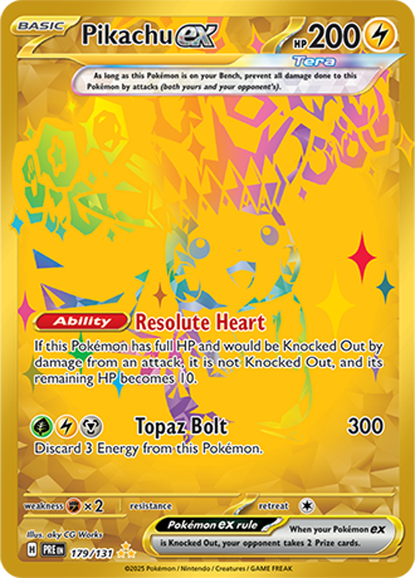 PRE 179/131 Pickachu EX