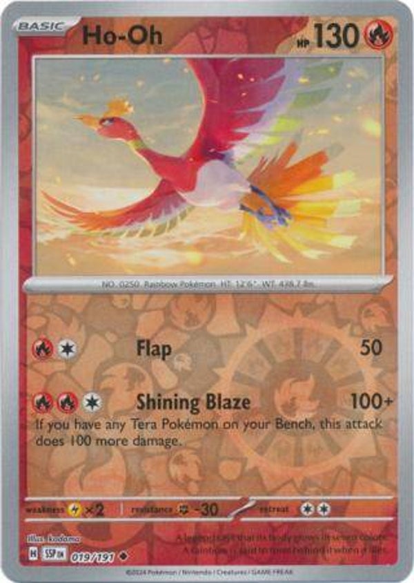 SSP 019/191 Ho-Oh Reverse