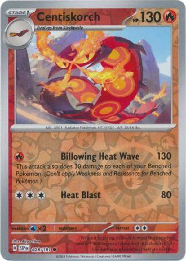 SSP 028/191 Centiskorch Reverse