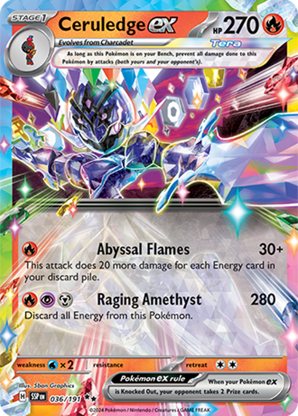 SSP 036/191 Ceruledge EX