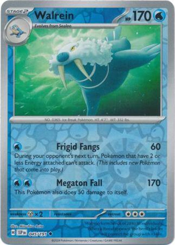 SSP 045/191 Walrein Reverse