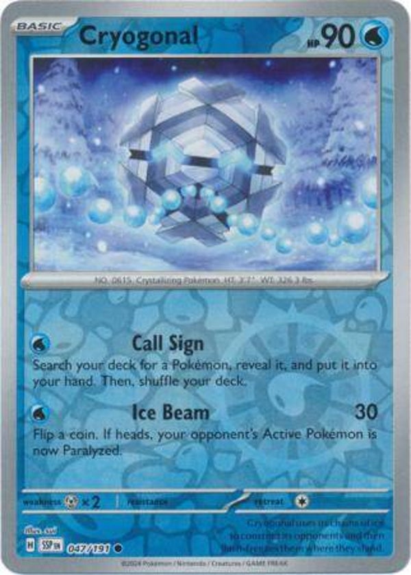 SSP 047/191 Cryogonal Reverse