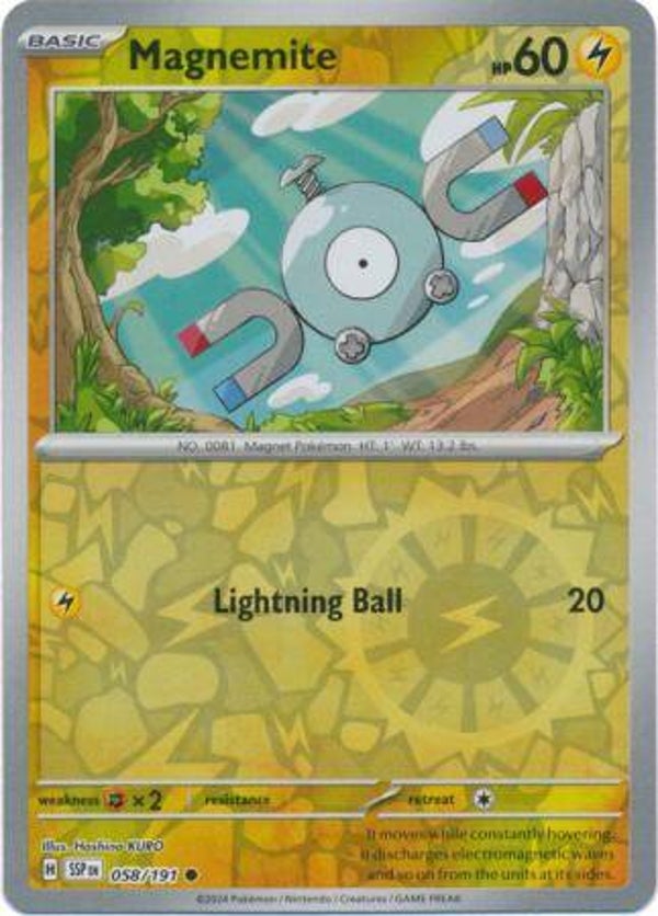 SSP 058/191 Magnemite Reverse