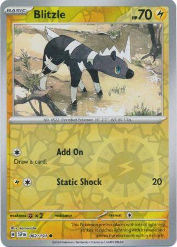 SSP 062/191 Blitzle Reverse