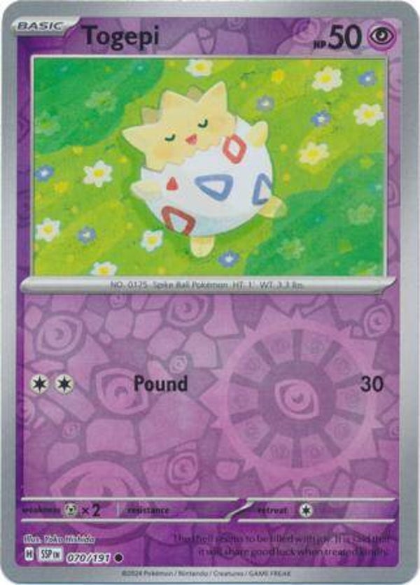 SSP 070/191 Togepi Reverse