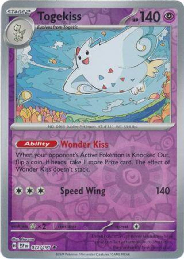 SSP 072/191 Togekiss Reverse