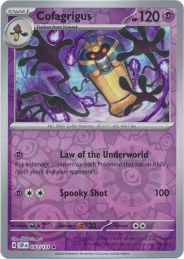 SSP 083/191 Cofagrigus Reverse
