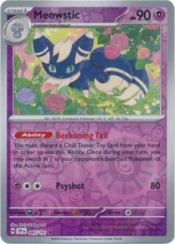 SSP 085/191 Meowstic Reverse
