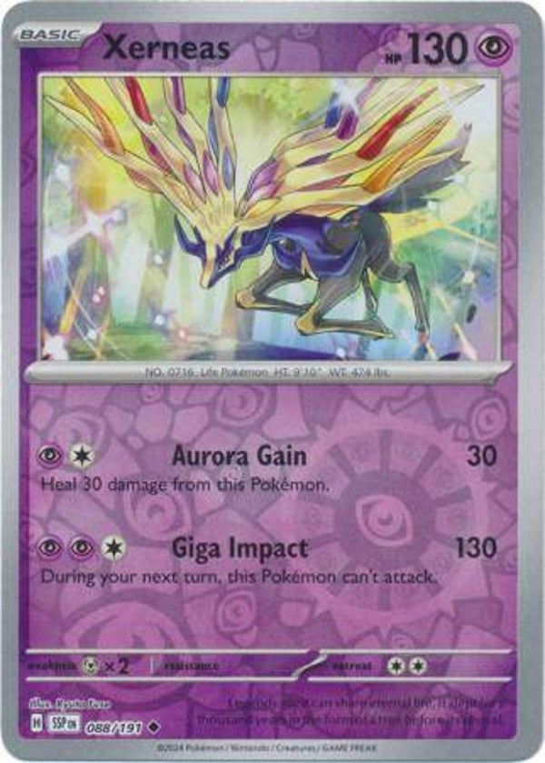 SSP 088/191 Xerneas Reverse