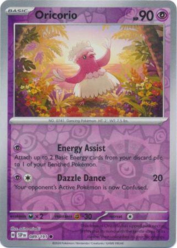 SSP 089/191 Oricorio Reverse