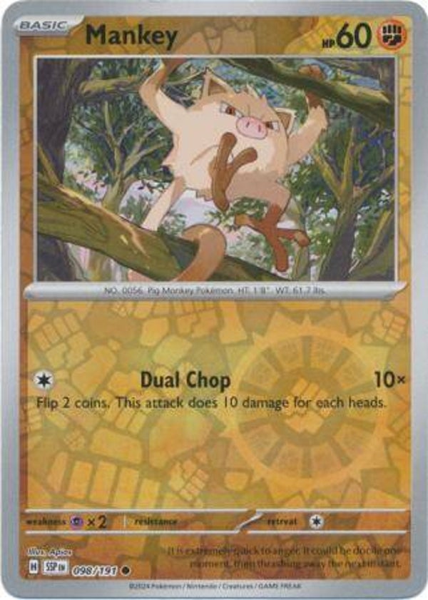 SSP 098/191 Mankey Reverse