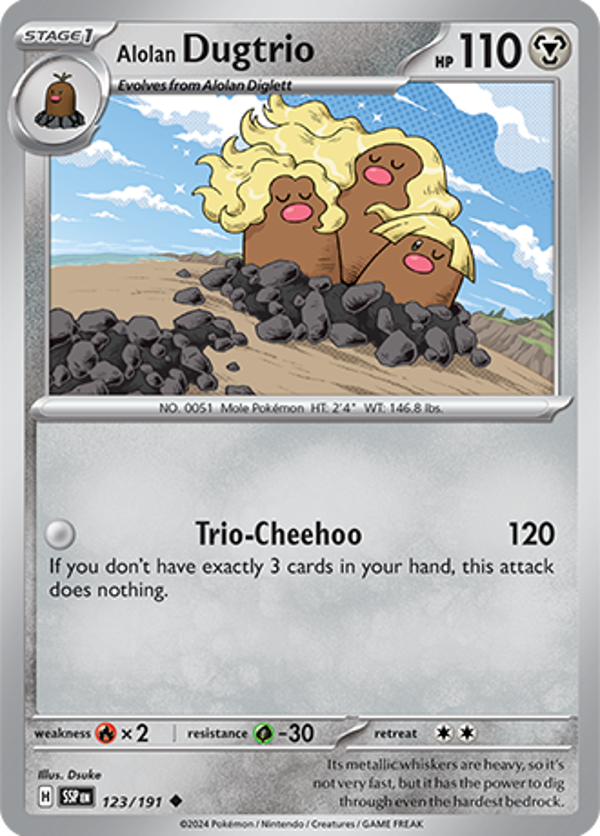 SSP 123/191 Alolan Dugtrio