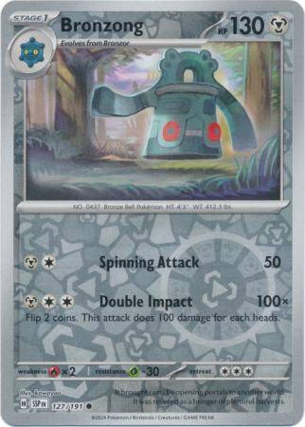 SSP 127/191 Bronzong Reverse